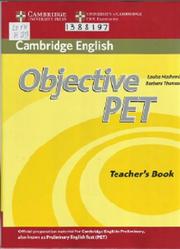Objective PET, Teacher's Book, Hashemi L., Thomas B., 2013