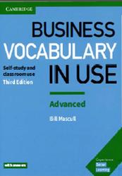 Business Vocabulary in Use, Advanced with Answers, Self-study and classroom use, Mascull B., 2018