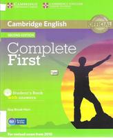 Complete first, student's Book with answers, Brook-Hart G., 2014