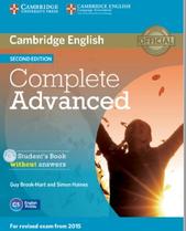 Cambridge English, complete advanced, student's book, without answers, second edition, Brook-Hart G., Heines S., 2014