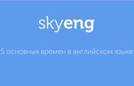 Skyeng, 5 основных времен в английском языке