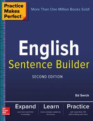 English sentence builder, Second edition, 2018