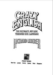 Crazy English, Lederer R., 1990