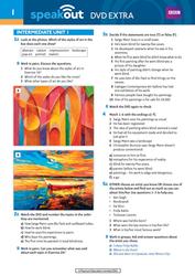 Speakout, Intermediate, DVD extra, BBC, Clips Worksheets, 2016