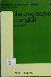 The progressive in english, Scheffer J., 1975