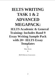 IELTS Writing, Task 1-2, Advanced Megapack, Roche M., 2022