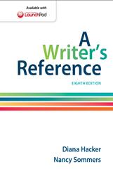 A Writers Reference, Hacker D., Sommers N., 2015