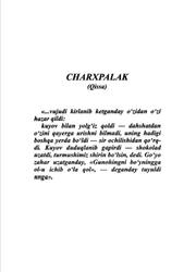 Charxpalak, Qissalar, Malik T., 2014