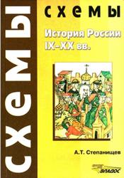История России, IX-XX века, Схемы, Степанищев А.Т., 2001