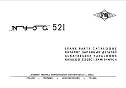 NYSA 521, Каталог запасных деталей