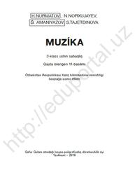 Muzika, 3 klas, Nurmatov H., Norxujayev N., Amaniyazov G., Tajetdinova S., 2019