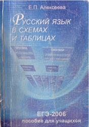 Русский язык в схемах и таблицах, Алексеева Е.П., 2006