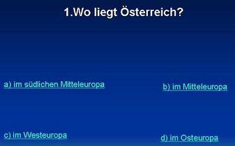 Презентация - Quiz «Bundesrepublik Österreich. Land und Leute»