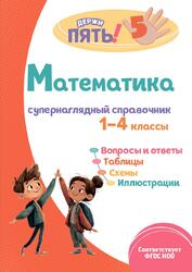 Математика, Супернаглядный справочник, 1-4 классы, Пожилова Е.О., 2025