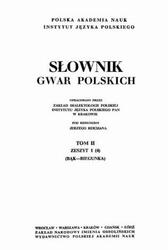 Słownik gwar polskich, Том 2, Reichana J.